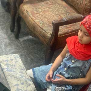 Online quran reading girl